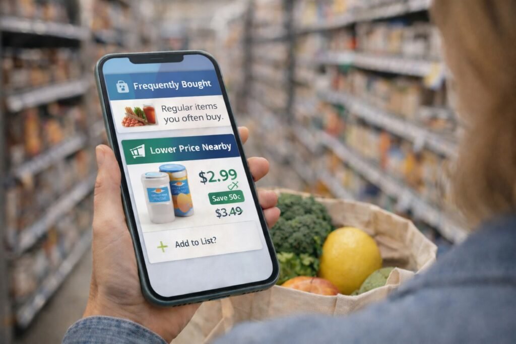 AI helping with smart grocery shopping and household purchases